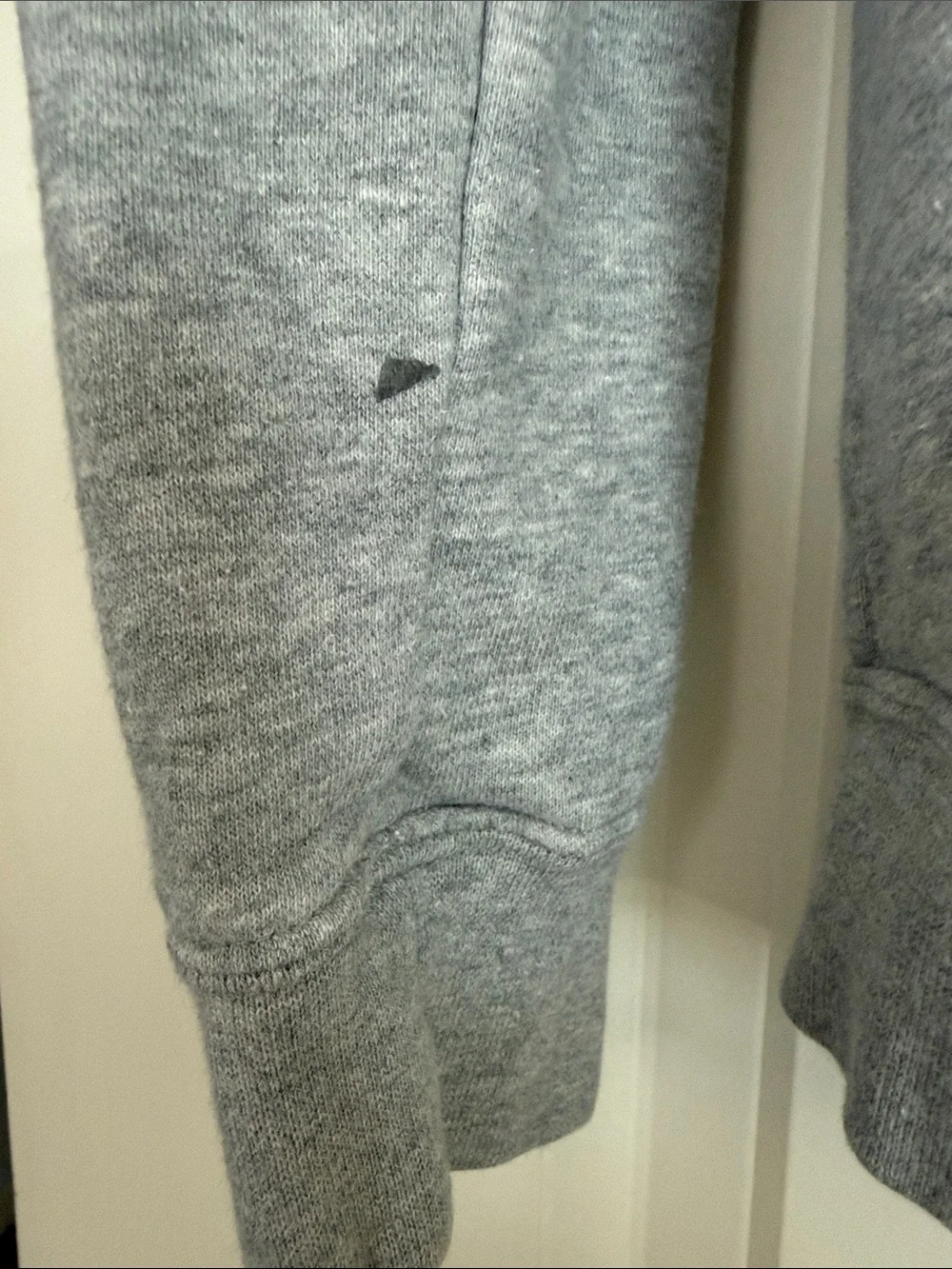 Nike Full-Zip Fleece Hoodie – Heather Gray – Size XS